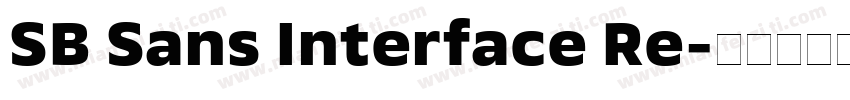 SB Sans Interface Re字体转换